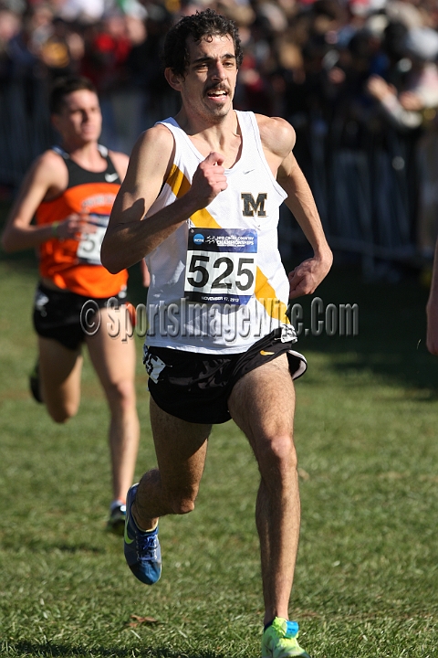 2012NCAA XC-206.JPG - 2012 NCAA D1 Cross Country Championships, November 17, 2012, held in Louisville, KY.